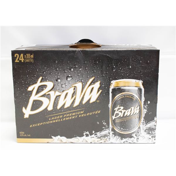 CASE OF 24 BRAVA BEERS 24 X 355ML 4.9% ABV