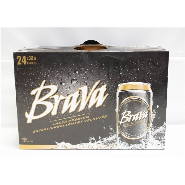 CASE OF 24 BRAVA BEERS 24 X 355ML 4.9% ABV