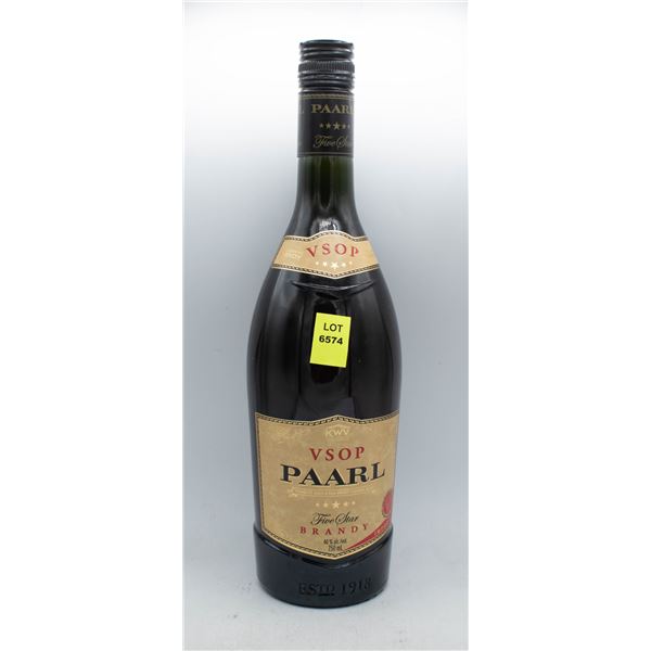 KWV PAARL VSOP BRANDY 750ML 40% ABV