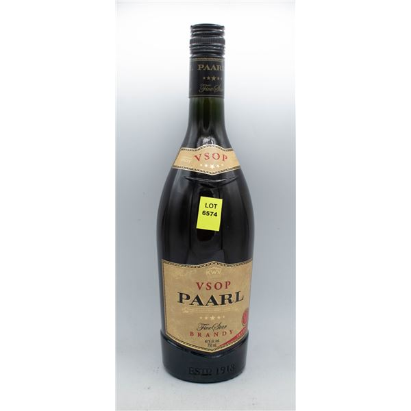 KWV PAARL VSOP BRANDY 750ML 40% ABV