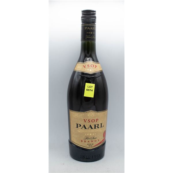 KWV PAARL VSOP BRANDY 750ML 40% ABV