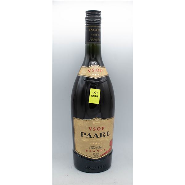 KWV PAARL VSOP BRANDY 750ML 40% ABV