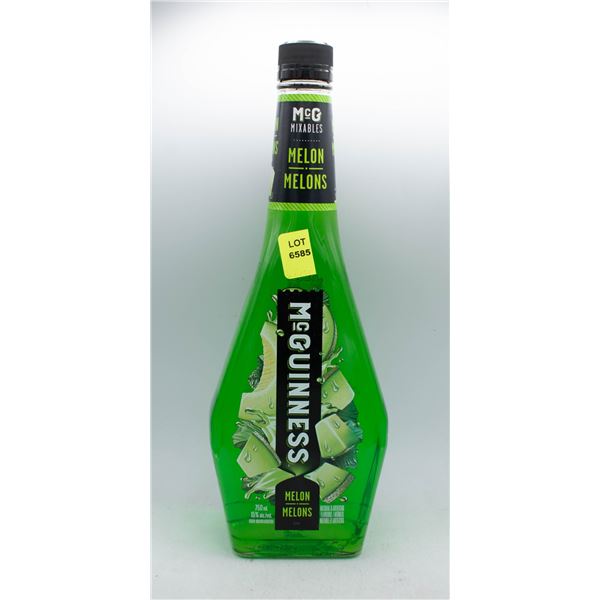 MCGUINNESS MELON LIQUOR 750ML 15% ABV