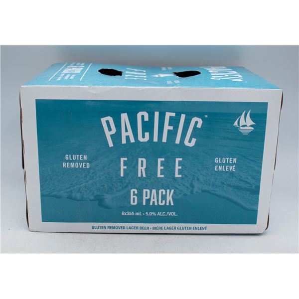 6 PACK OF PACIFIC FREE GLUTEN FREE LAGER BEER