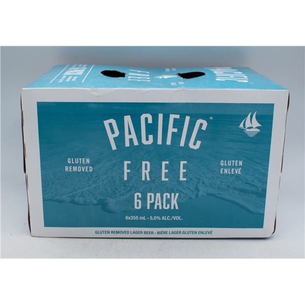 6 PACK OF PACIFIC FREE GLUTEN FREE LAGER BEER