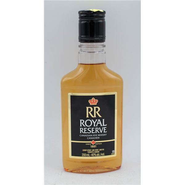 ROYAL RESERVE CANADIAN RYE WHISKY 200ML 40% ABV