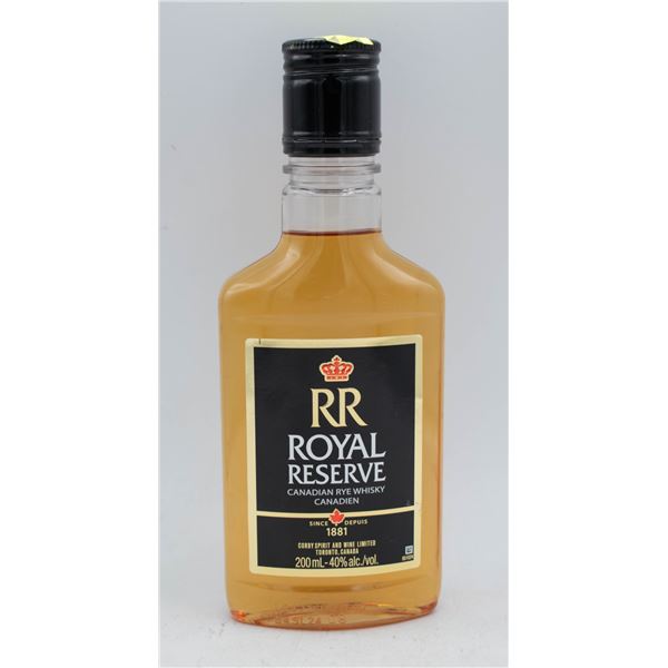 ROYAL RESERVE CANADIAN RYE WHISKY 200ML 40% ABV