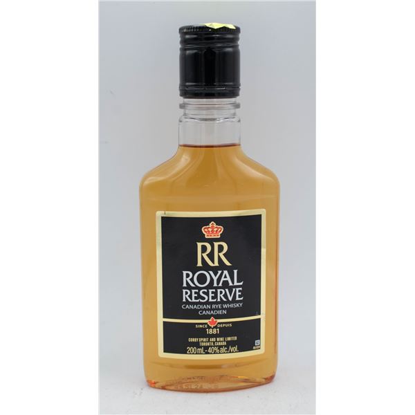 ROYAL RESERVE CANADIAN RYE WHISKY 200ML 40% ABV