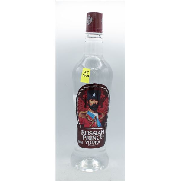 RUSSIAN PRINCE VODKA 750ML 40% ABV