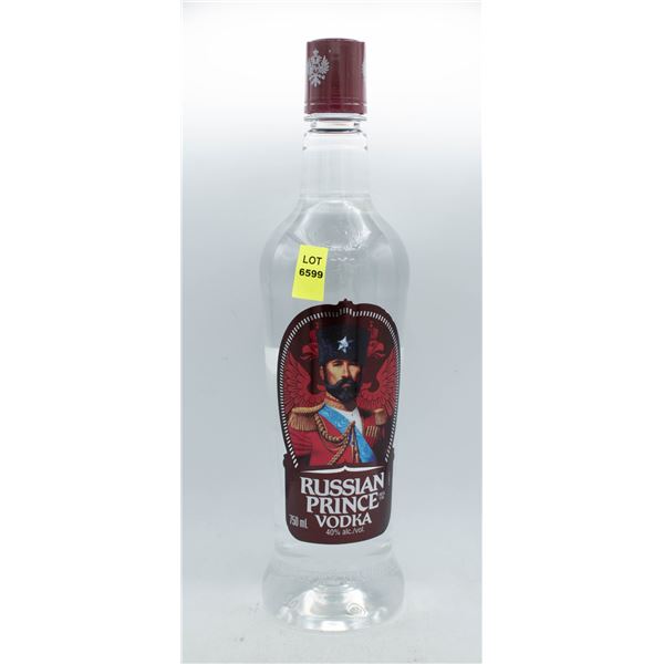 RUSSIAN PRINCE VODKA 750ML 40% ABV