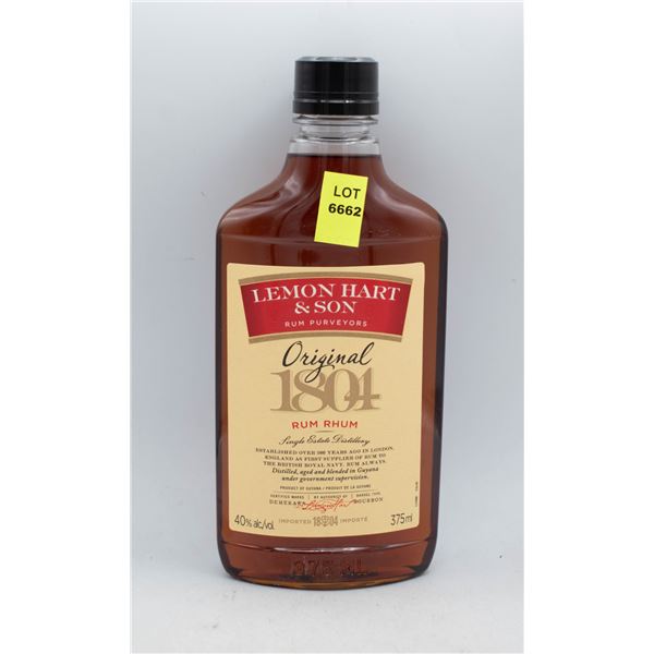 LEMON HART & SON RUM 375ML 40% ABV