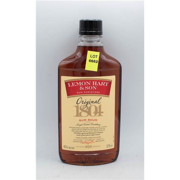 LEMON HART & SON RUM 375ML 40% ABV