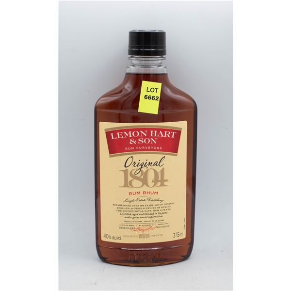 LEMON HART & SON RUM 375ML 40% ABV