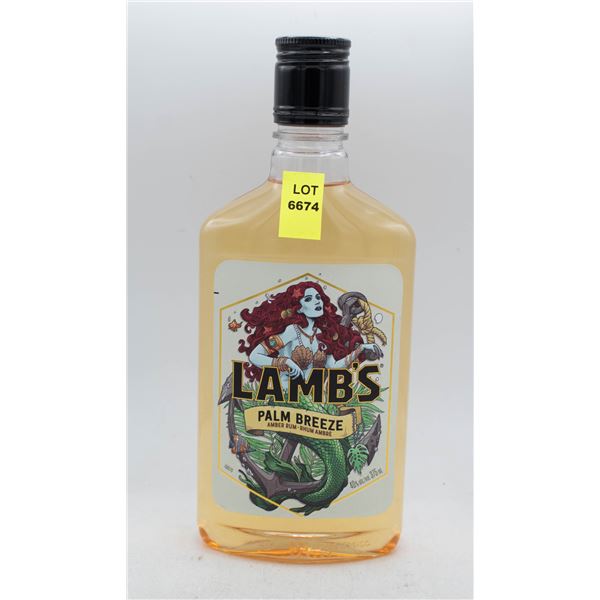 LAMB'S PALM BREEZE AMBER RUM 375ML 40% ABV