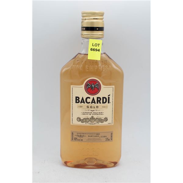 BACARDI GOLD RUM 375ML 40% ABV
