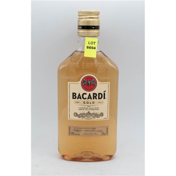 BACARDI GOLD RUM 375ML 40% ABV