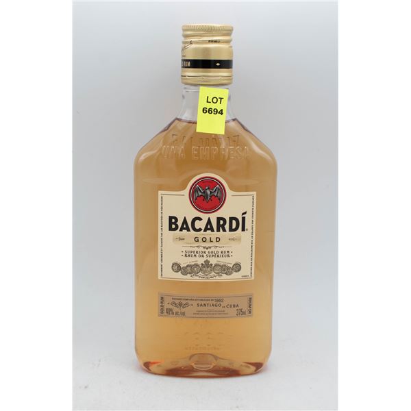 BACARDI GOLD RUM 375ML 40% ABV