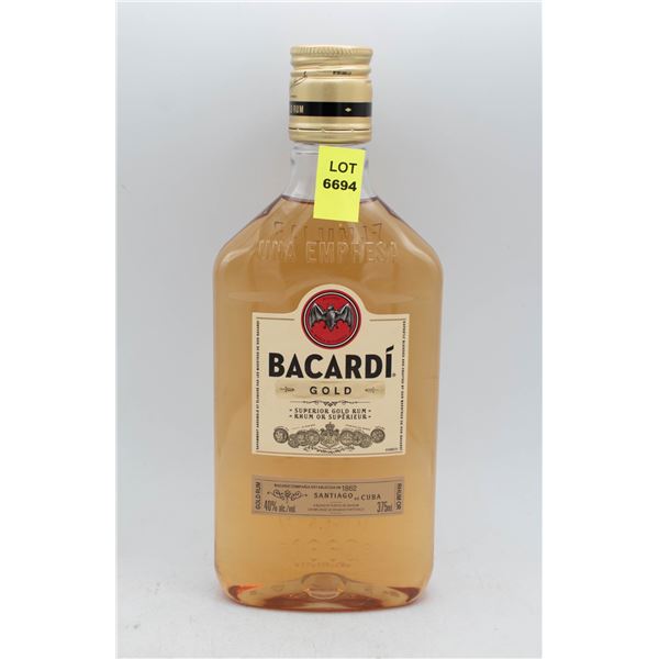 BACARDI GOLD RUM 375ML 40% ABV