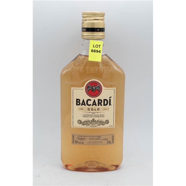 BACARDI GOLD RUM 375ML 40% ABV