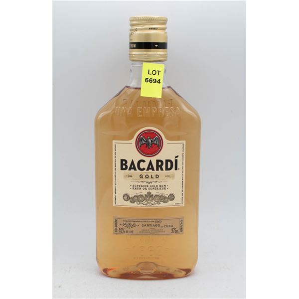 BACARDI GOLD RUM 375ML 40% ABV