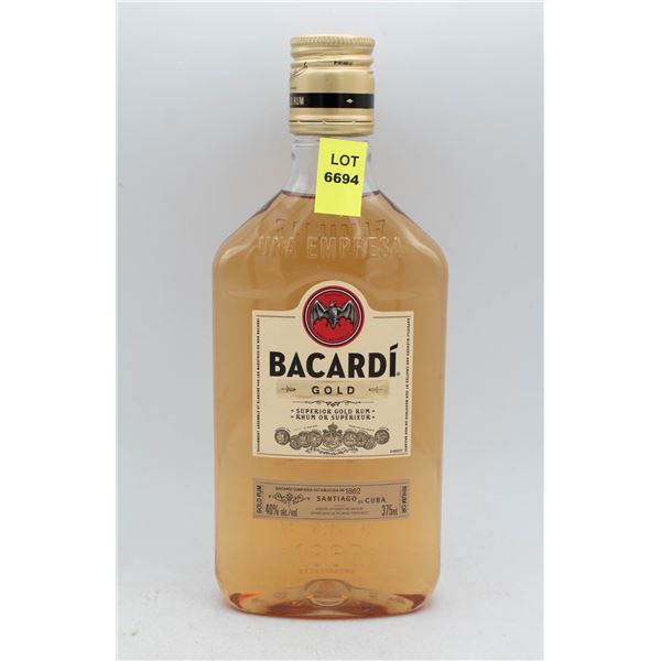 BACARDI GOLD RUM 375ML 40% ABV