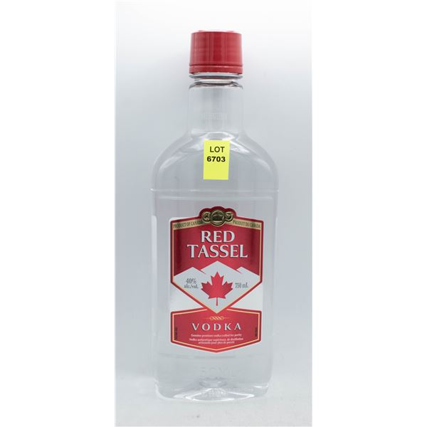 RED TASSEL VODKA 750ML 40% ABV
