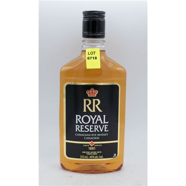 ROYAL RESERVE CANADIAN RYE WHISKY 375ML 40% ABV