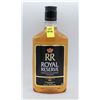Image 1 : ROYAL RESERVE CANADIAN RYE WHISKY 375ML 40% ABV