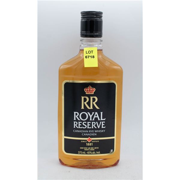 ROYAL RESERVE CANADIAN RYE WHISKY 375ML 40% ABV