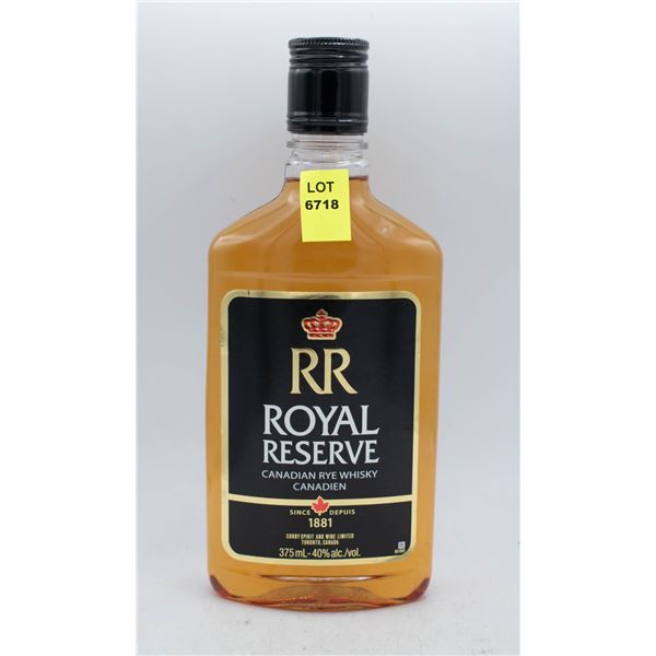 ROYAL RESERVE CANADIAN RYE WHISKY 375ML 40% ABV