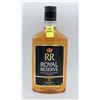 Image 1 : ROYAL RESERVE CANADIAN RYE WHISKY 375ML 40% ABV