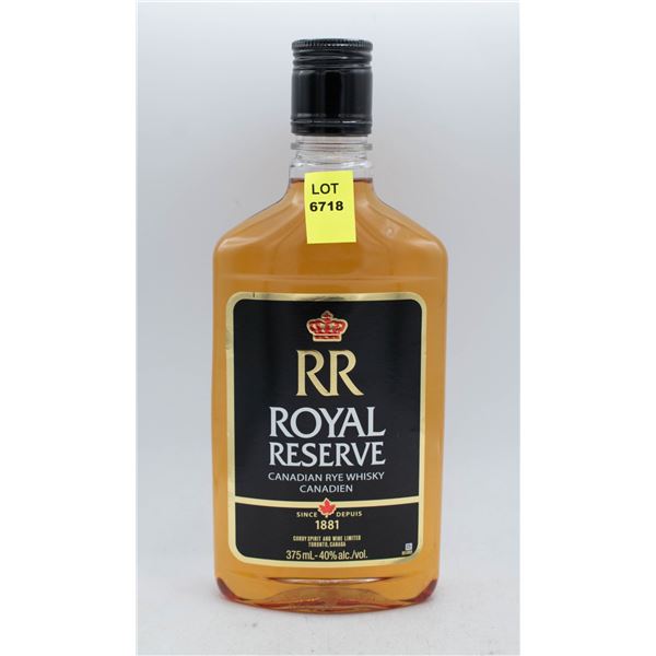 ROYAL RESERVE CANADIAN RYE WHISKY 375ML 40% ABV
