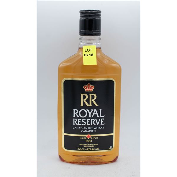ROYAL RESERVE CANADIAN RYE WHISKY 375ML 40% ABV