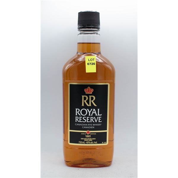 ROYAL RESERVE CANADIAN RYE WHISKY 750ML 40% ABV