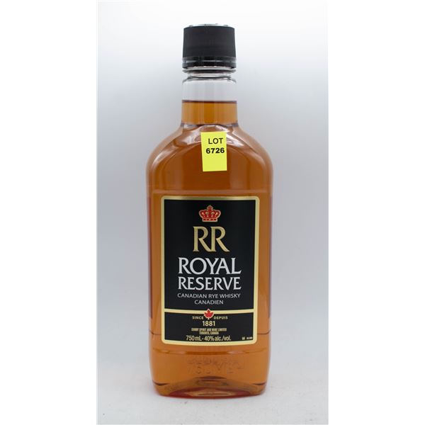 ROYAL RESERVE CANADIAN RYE WHISKY 750ML 40% ABV