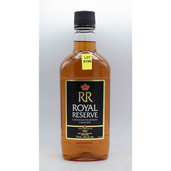 ROYAL RESERVE CANADIAN RYE WHISKY 750ML 40% ABV
