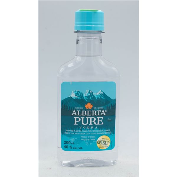 ALBERTA PURE VODKA 200ML 40% ABV