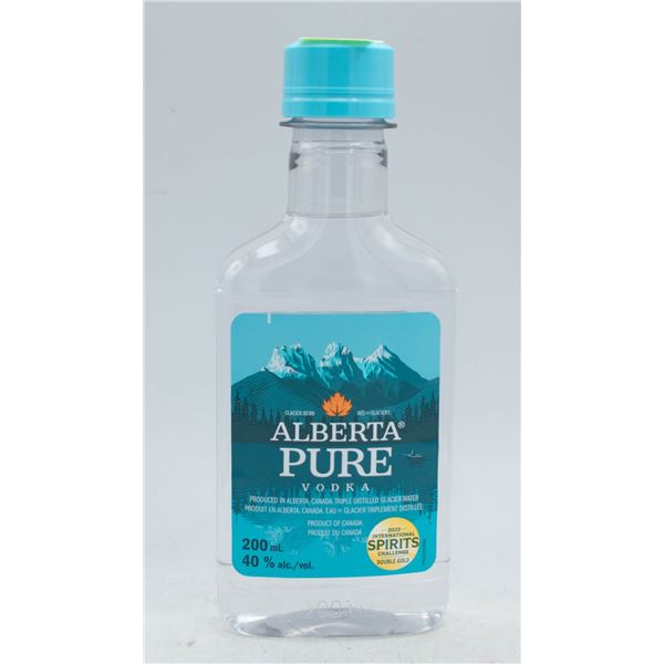 ALBERTA PURE VODKA 200ML 40% ABV