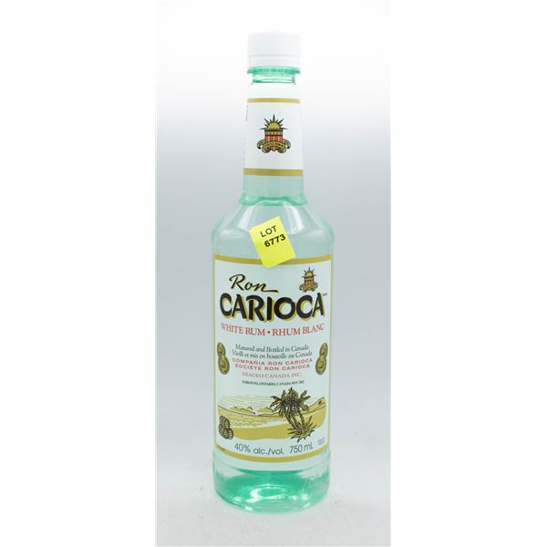 RON CARIOCA WHITE RUM 750ML 40% ABV