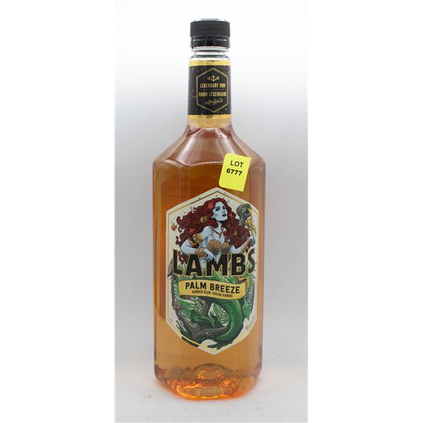 LAMB'S PALM BREEZE AMBER RUM 750ML 40% ABV