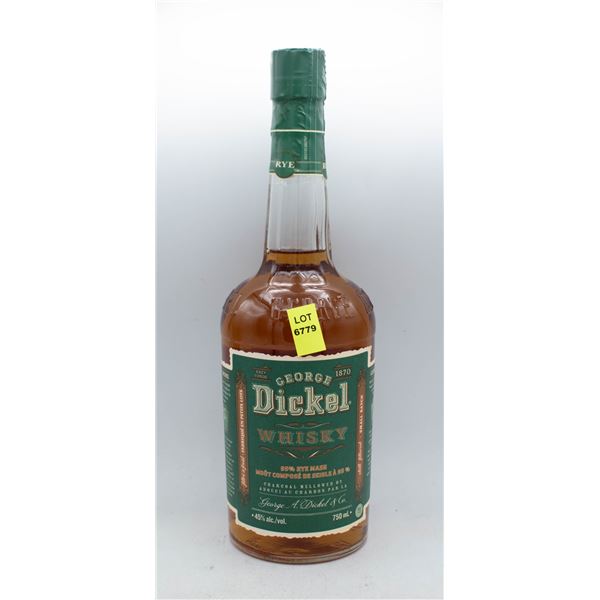 GEORGE DICKEL RYE MASH WHISKY 750ML 45% ABV