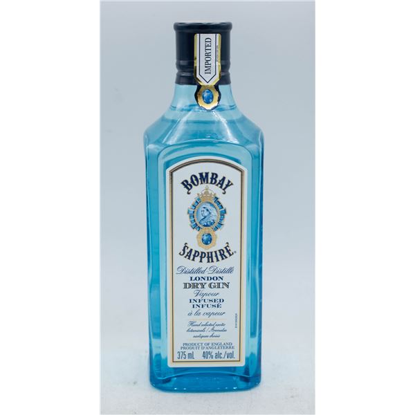 BOMBAY SAPPHIRE LONDON DRY GIN 375ML 40% ABV