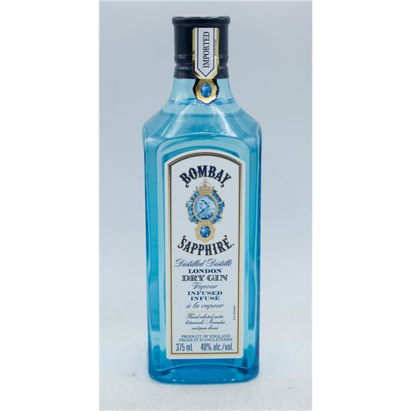 BOMBAY SAPPHIRE LONDON DRY GIN 375ML 40% ABV