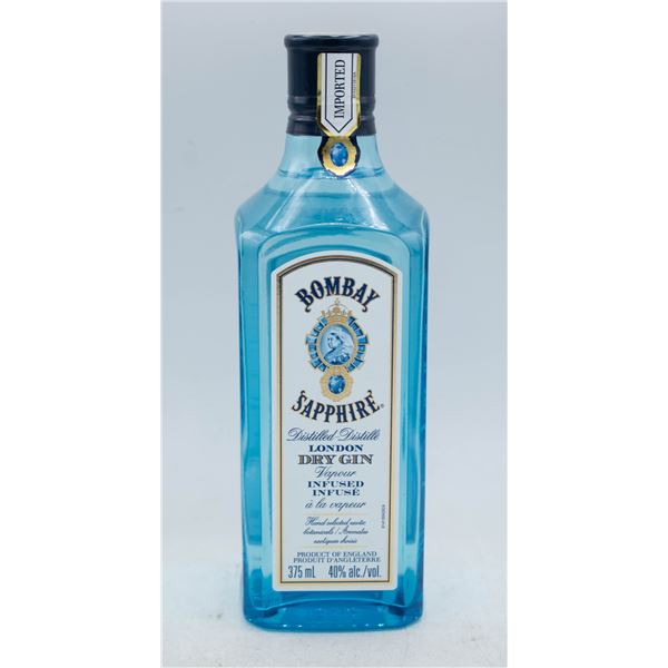 BOMBAY SAPPHIRE LONDON DRY GIN 375ML 40% ABV