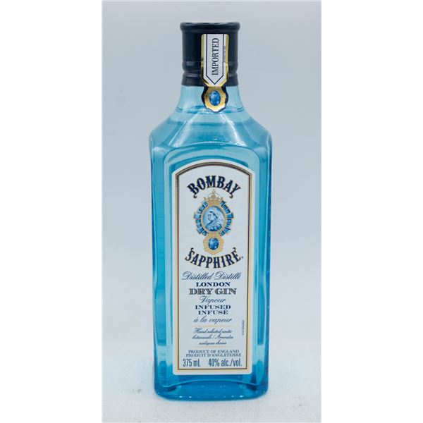 BOMBAY SAPPHIRE LONDON DRY GIN 375ML 40% ABV