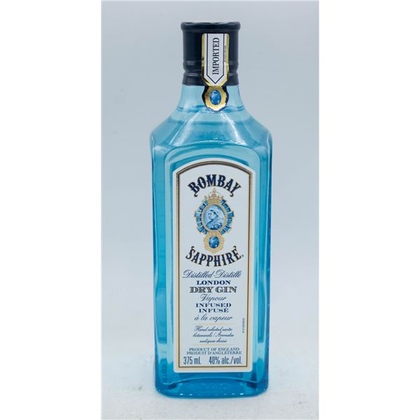 BOMBAY SAPPHIRE LONDON DRY GIN 375ML 40% ABV