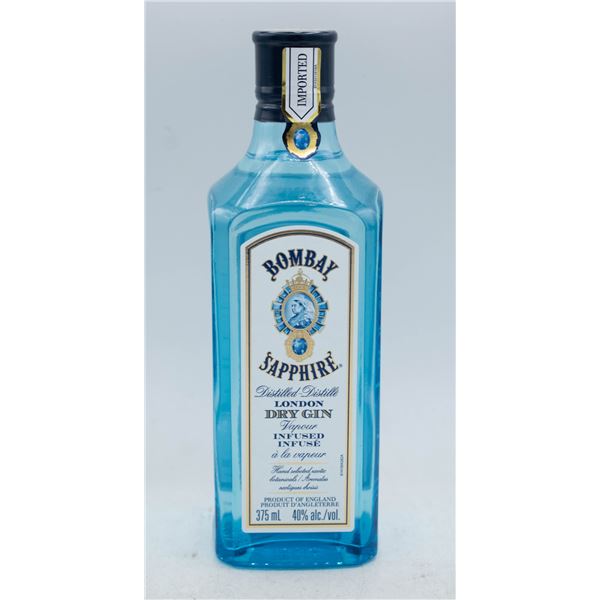 BOMBAY SAPPHIRE LONDON DRY GIN 375ML 40% ABV