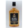 Image 1 : ROYAL RESERVE CANADIAN RYE WHISKY 375ML 40% ABV