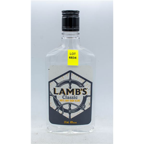 LAMB'S CLASSIC WHITE RUM 375ML 40% ABV