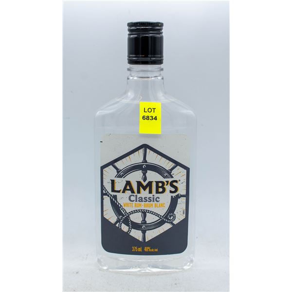 LAMB'S CLASSIC WHITE RUM 375ML 40% ABV